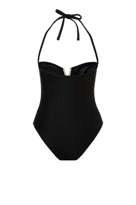 V Bar One Piece Swimsuit